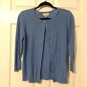 Loft blue cardigan